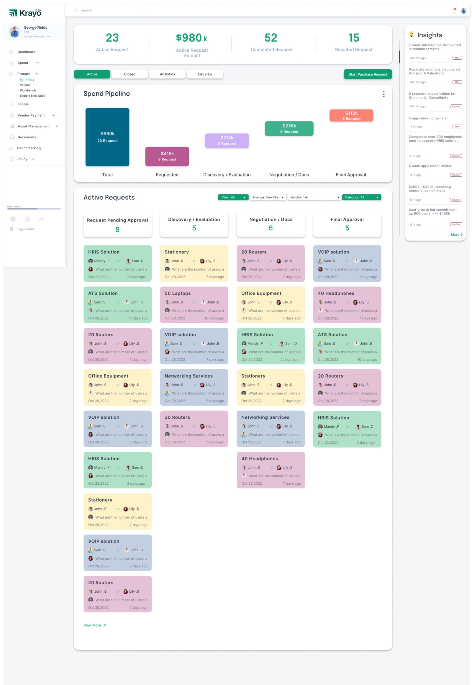 Krayo AI Finance Platform